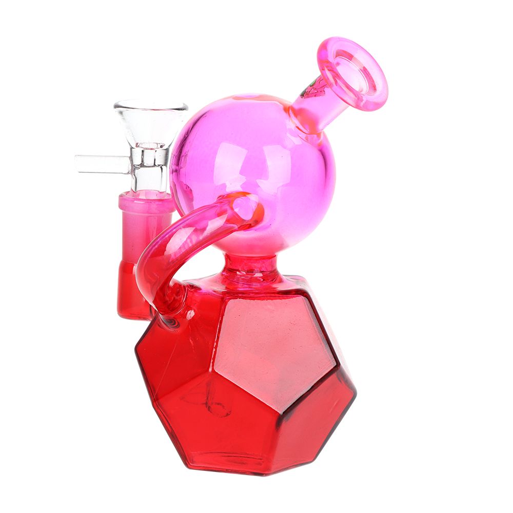 3CT BUNDLE - SeshGear Quantum Recycler Glass Water Pipe - 5.5" / 14mm F / Assorted Colors