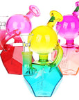 3CT BUNDLE - SeshGear Quantum Recycler Glass Water Pipe - 5.5" / 14mm F / Assorted Colors