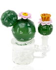 Empire Glassworks “Peyote Flower” Glass Mini Rig – 6″ – US-Made