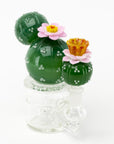 Empire Glassworks “Peyote Flower” Glass Mini Rig – 6″ – US-Made