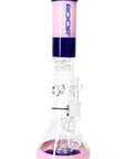 ROOR Tech 14″ Multicolor Beaker Bong with Showerhead Perc – 5 mm Thick