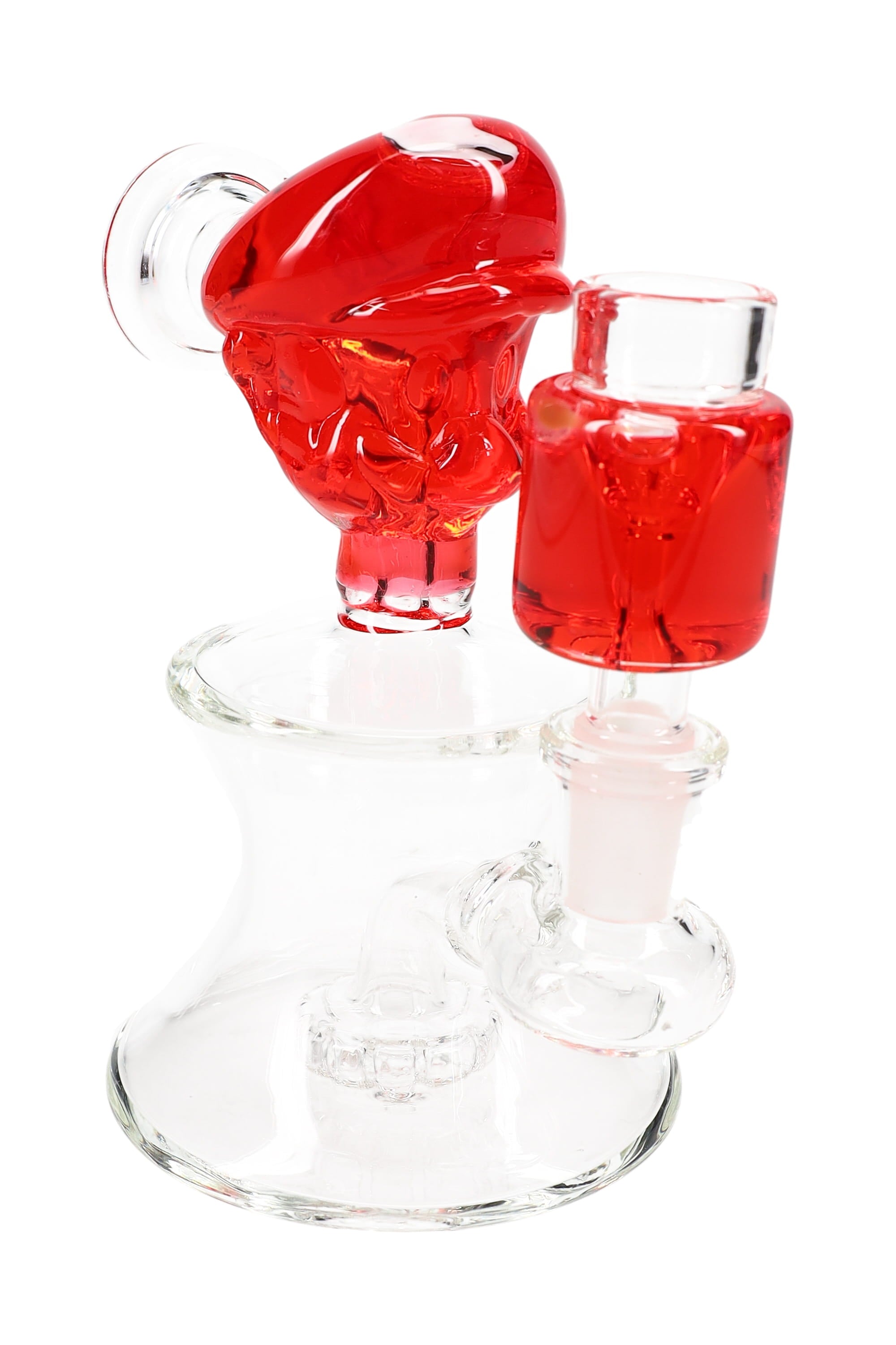 Fluid-Filled Plumber Glass Bong “Pipe Dream” – Showerhead Perc – 5.5″