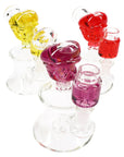 Fluid-Filled Plumber Glass Bong “Pipe Dream” – Showerhead Perc – 5.5″