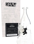 GRAV Helix Clear Beaker Bong – 12″