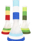 Glass Beaker Bong Gift Set “Boxed Lift” – Ice Pinch – 12½″