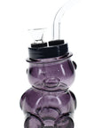 Colored Glass Bear Bong “Honey Puff” – 4″