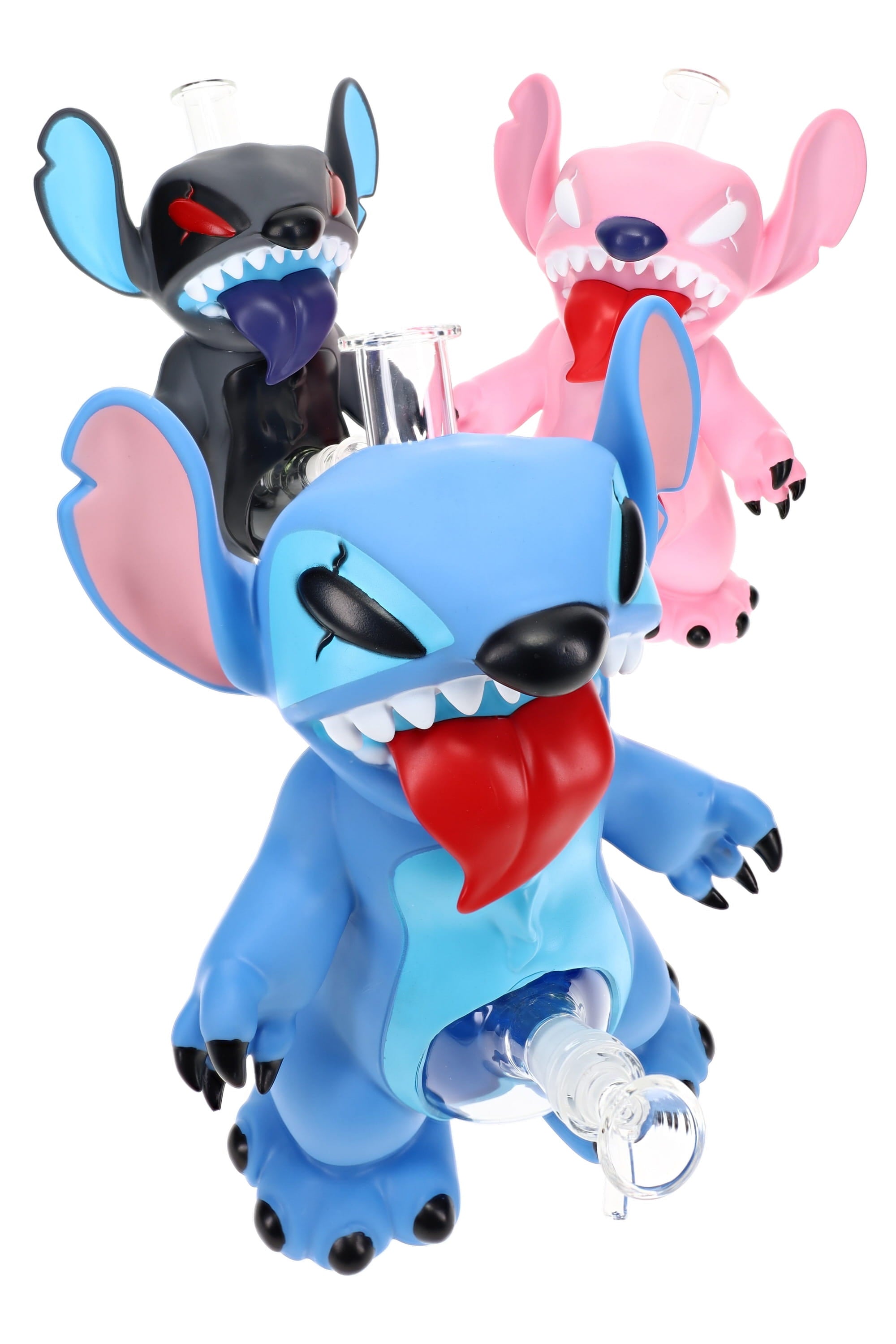 Glass &amp; Plastic Creepy Creature Bong “Critter Creep” – 12″ – Assorted Colors