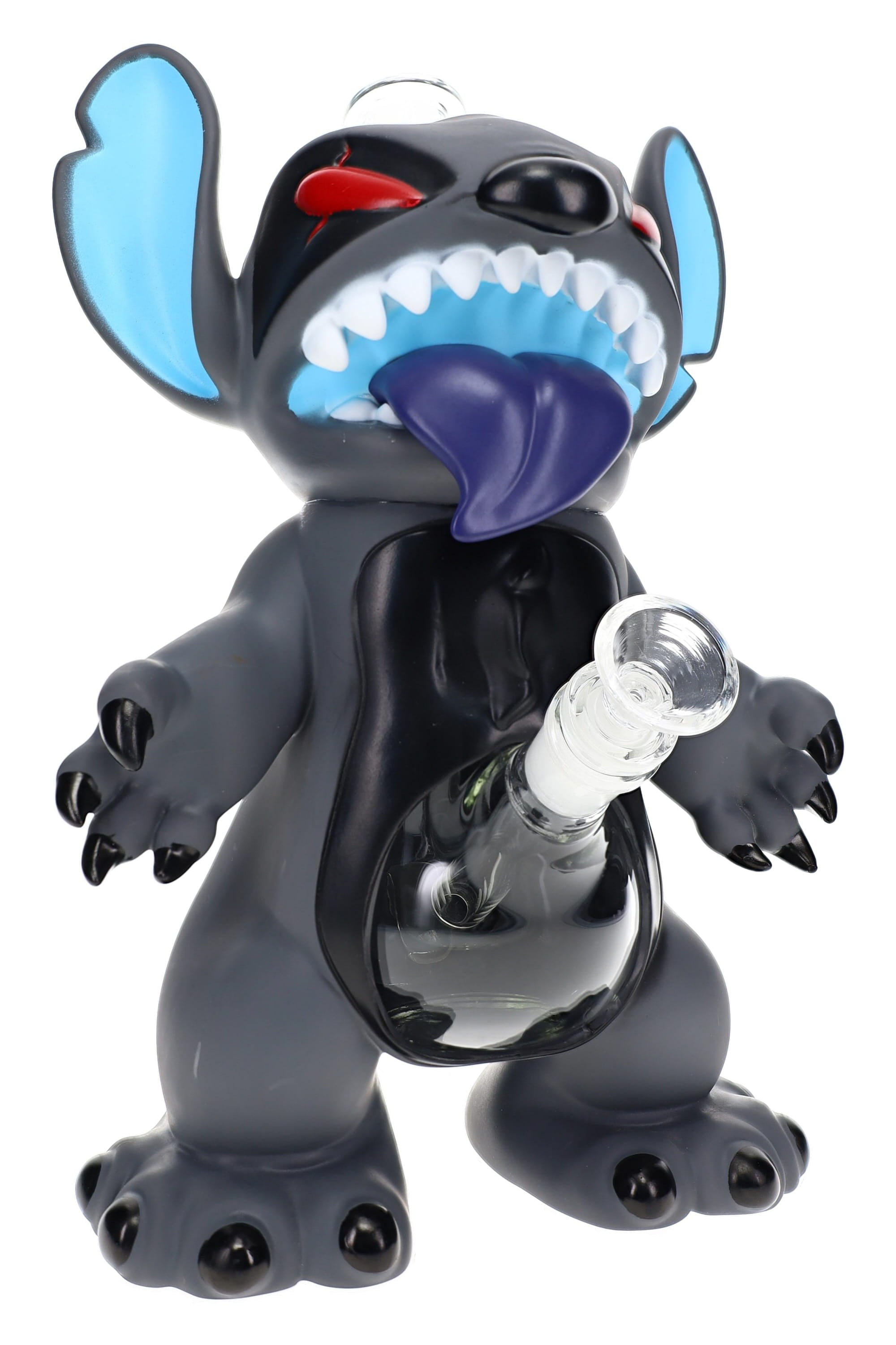 Glass &amp; Plastic Creepy Creature Bong “Critter Creep” – 12″ – Assorted Colors