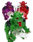 Glass & Plastic Monster Bong “Beast Mode” – 10½″ – Assorted Colors