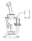 Pulsar Incycler Rig w/ Circ Perc - 6.75" / 14mm F / Clear
