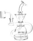 Pulsar Kicked Back Recycler Rig - 7.5" / 14mm F / Clear