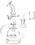 Pulsar Kicked Back Recycler Rig - 7.5" / 14mm F / Clear