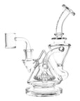Pulsar Pyramid Baller Recycler Rig - 8" / 14mm F / Clear