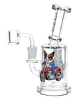 Pulsar Moto Corgi Glass Dab Rig - 6.75" / 14mm F