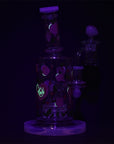 Pulsar Fruit Series Peaches & Cream Glow in The Dark Dab Rig Kit - 8" / 14mm F