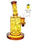 Pulsar Fruit Series Pineapple Express Glow In The Dark Dab Rig Kit - 8" / 14mm F