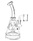 Pulsar Bent Neck Pyramid Glass Dab Rig - 8" / 14mm F