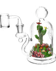 Pulsar Cactus Terrarium Glass Dab Rig - 6" / 14mm F