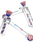 Grateful Dead x Pulsar Wig Wag Hammer Bubbler - 6.25" / 14mm F