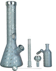 Grateful Dead x Pulsar Bolts And Skellies Glass Beaker Water Pipe Set | 13.75" | 14mm F