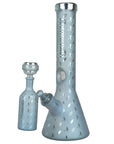 Grateful Dead x Pulsar Bolts And Skellies Glass Beaker Water Pipe Set | 13.75" | 14mm F