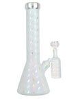 Grateful Dead x Pulsar Bolts And Skellies Glass Beaker Water Pipe Set | 13.75" | 14mm F