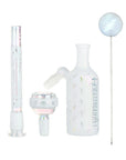 Grateful Dead x Pulsar Bolts And Skellies Glass Beaker Water Pipe Set | 13.75" | 14mm F