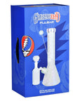 Grateful Dead x Pulsar Bolts And Skellies Glass Beaker Water Pipe Set | 13.75" | 14mm F