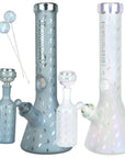 Grateful Dead x Pulsar Bolts And Skellies Glass Beaker Water Pipe Set | 13.75" | 14mm F