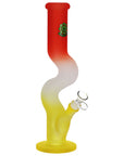 SeshGear Winding Path Ombre Glass Water Pipe - 12.75" / 14mm F / Colors Vary