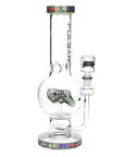 Pulsar Game Time Bubble Base Glass Water Pipe - 12.5" / 14mm F