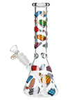 Pulsar Building Blocks Beaker Glass Water Pipe - 10" / 14mm F