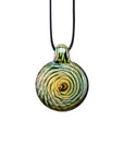 Flower Inspired Glass Pendant Necklace