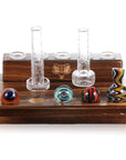 Wooden Banger Display Holder | In Use View | Golden Goat Quartz