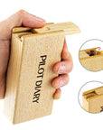 Wooden Dugout With Cleaning Tool