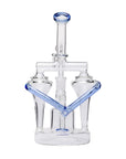Human Grade Dualing Recycler Glass Rig Water Pipe