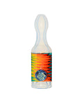 Calibear Premium Glass Chillum Pipe W/ Wigwag Swirls & Dichro Marble