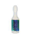 Calibear Premium Glass Chillum Pipe W/ Wigwag Swirls & Dichro Marble