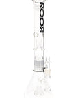 ROOR Tech Stemless Clear Beaker Bong – Multi Percs – 18″ – 5 mm
