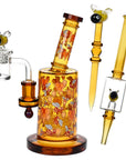 Pulsar Greatest Hits Series Glow Dab Rig Kit / 8" / 14mm F