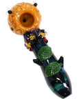 Empire Glassworks “Beehive” Glass Hand Pipe – 4″ – US-Made