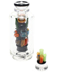 Empire Glassworks “Save the Seas” Peak Attachment – UV Reactive – US-Made