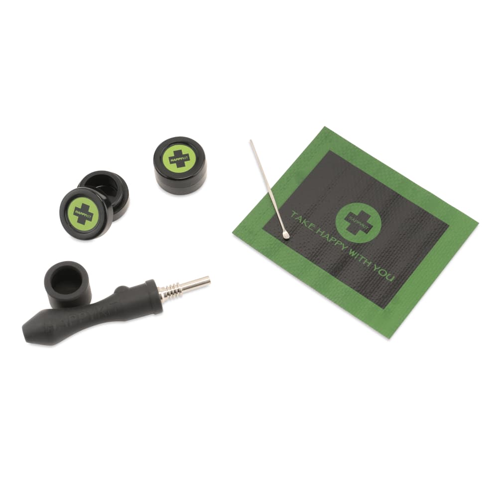 Happy Pouch Dab by Happy Kit All-in-One Smell Proof Travel Kit for Concentrates