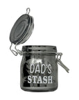AIRTIGHT GLASS DAD'S STASH STORAGE JAR