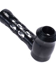 ALUMINUM GLASS PERFORATED HAND PIPE