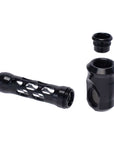 ALUMINUM GLASS PERFORATED HAND PIPE