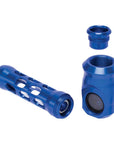 ALUMINUM GLASS PERFORATED HAND PIPE