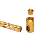 ALUMINUM GLASS PERFORATED HAND PIPE
