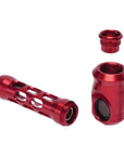 ALUMINUM GLASS PERFORATED HAND PIPE