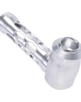 ALUMINUM GLASS PERFORATED HAND PIPE